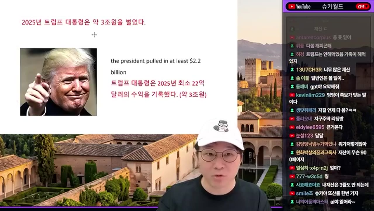 트럼프 대통령 연간 수입 3조원, 암호화폐·소송·향수까지 돈 버는 방법 전부 공개
